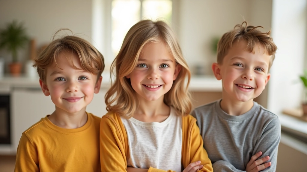Groupe d'enfants de différents âges montrant la progression de la compréhension financière