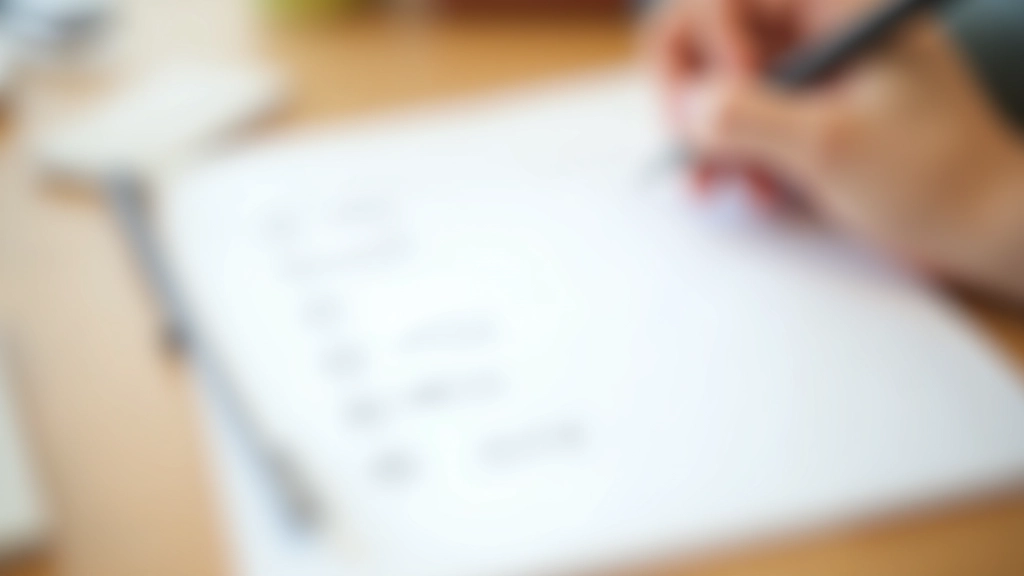 Compte-rendu écrit à la main avec points d'action cochés et date de prochain rendez-vous
