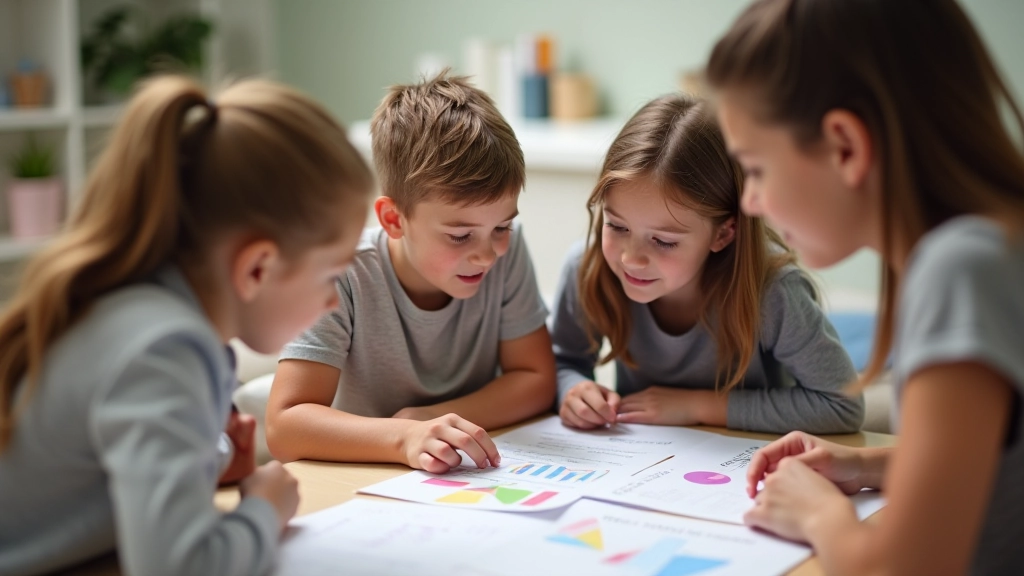 Enfants apprenant à gérer un budget